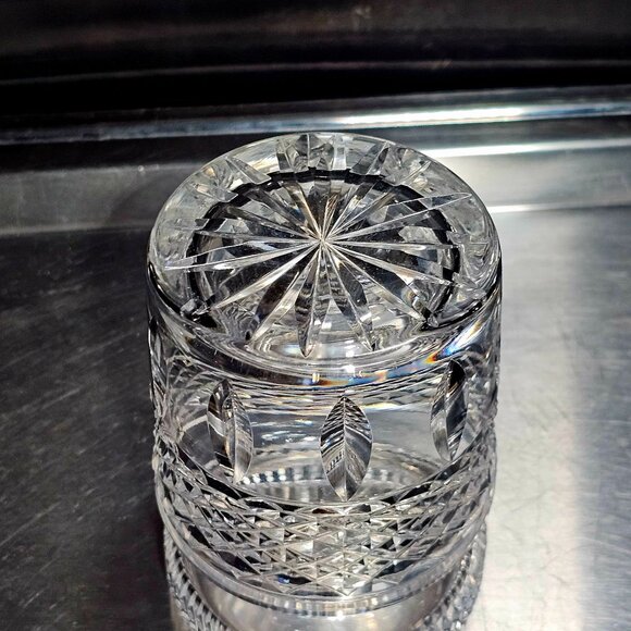 Waterford Cut Crystal Jam Honey Jar 4.5" servingware elegant luxury quality glam - Picture 12 of 13